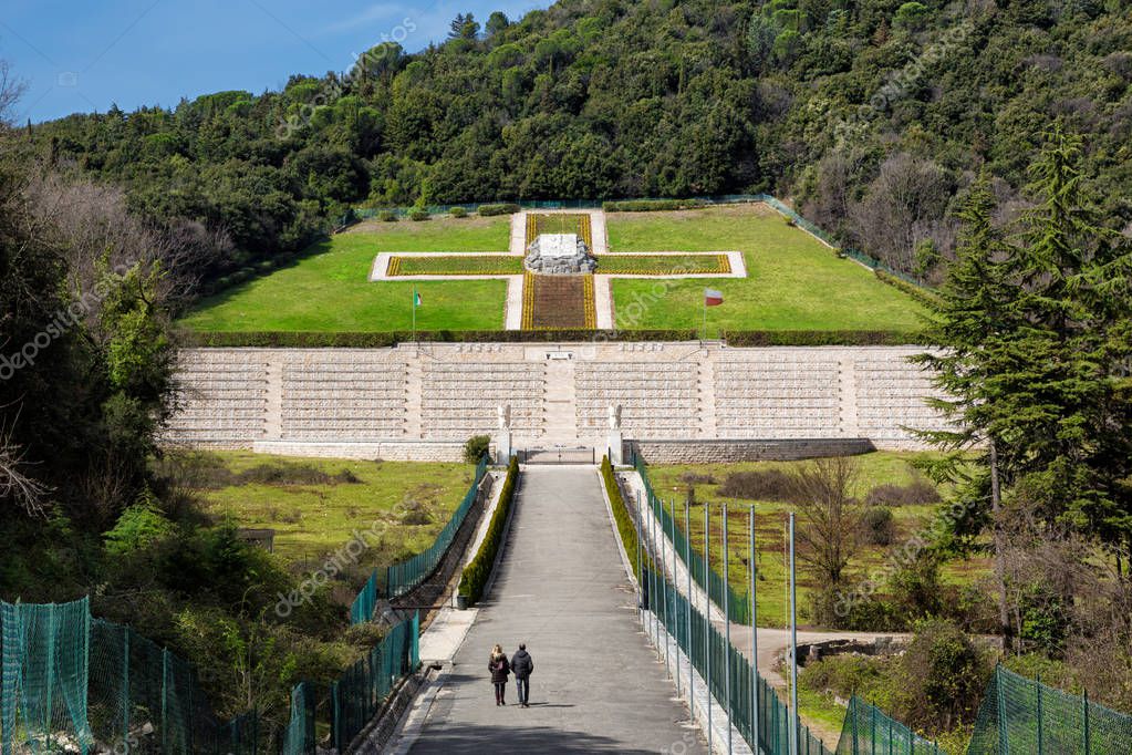 Montecassino Soldatenfriedhof — Redaktionelles Stockfoto ...
