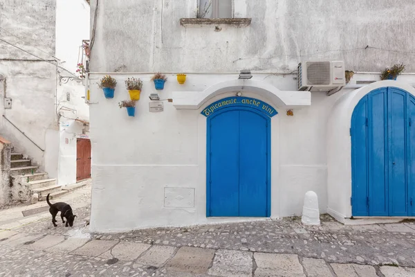 Peschici Italia Aprile 2018 Peschici Paesino Pittoresco Della Puglia Nel — Foto Stock