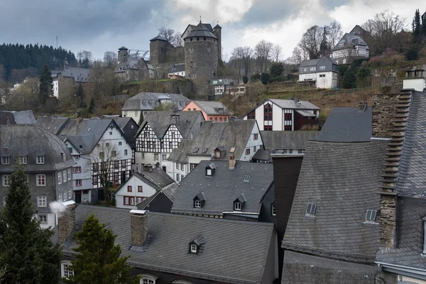 Panorama Monschau Eifel Germany — Stock Photo, Image