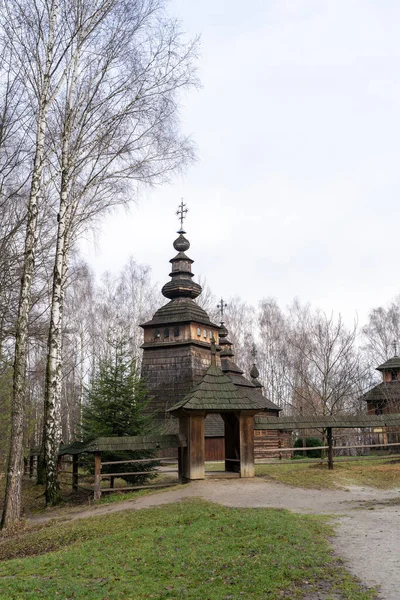 Typical Small Russian Wooden Church — Stock Photo, Image