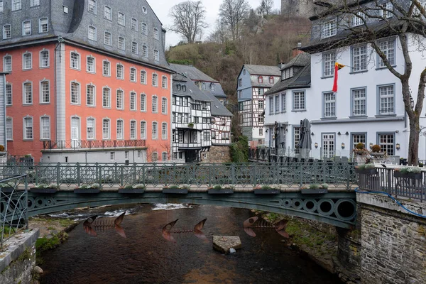 Panorama Monschau Eifel Germany — Stock Photo, Image