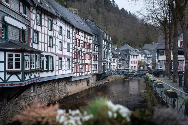 Old Streets Monschau Eifel Germany — Stock Photo, Image