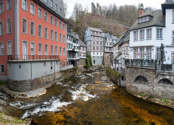 Panorama Monschau Eifel Germany — Stock Photo, Image