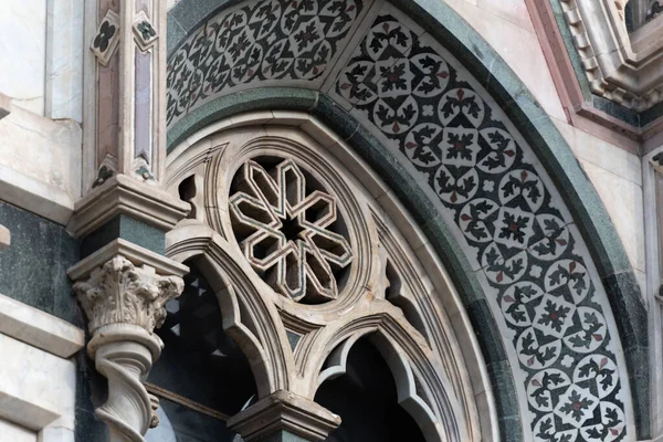 Arkitektonisk Detalj Florens Cathedral Saint Mary Flowers Världsarv — Stockfoto