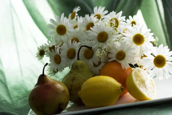 Frutas y manzanillas — Foto de Stock