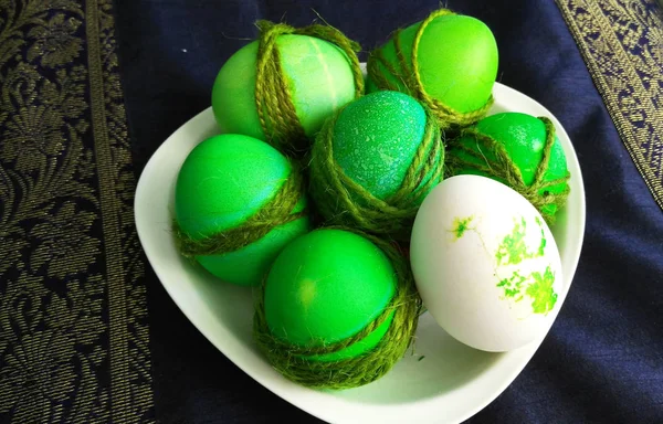 Eier für Ostern bemalt — Stockfoto