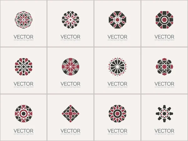 Векторные геометрические символы — стоковый вектор