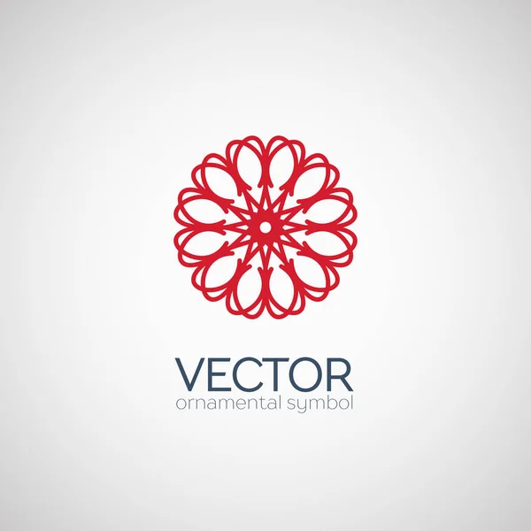 Vektor geometrický symbol — Stockový vektor