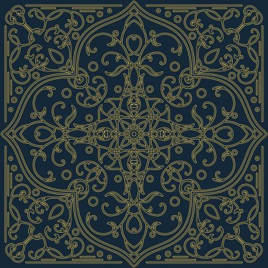 Vektör geometrik dekoratif desen