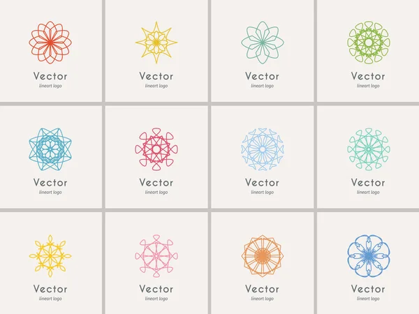Vector símbolos geométricos — Vector de stock