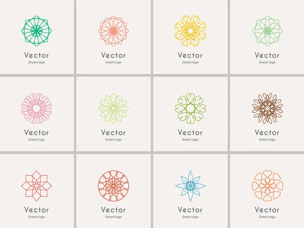 Vector geometrische symbolen — Stockvector