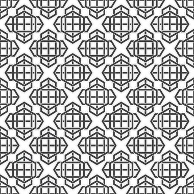 Vektör Asya Geometrik Deseni