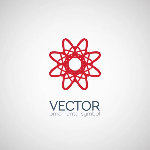 Geometrisches Vektor-Symbol — Stockvektor