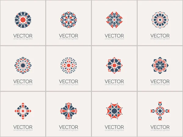 Geometrische Vektorsymbole — Stockvektor