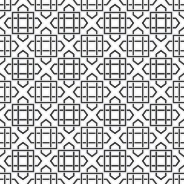 Vektör Asya Geometrik Deseni