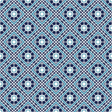 Vektör Asya Geometrik Deseni