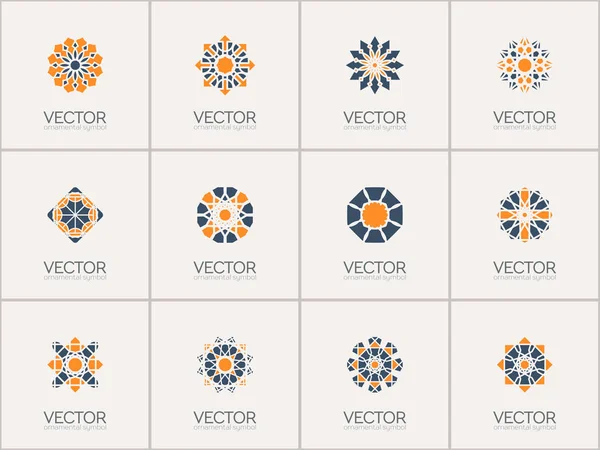 Vektor geometriai szimbólumok — Stock Vector