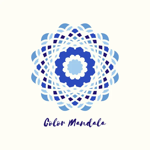 Vektör geometrik Mandala sembolü — Stok Vektör