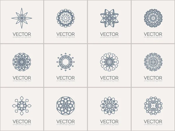 Vector geometriska symboler — Stock vektor