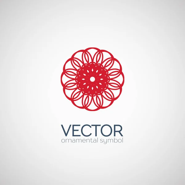 Geometrisches Vektor-Symbol — Stockvektor
