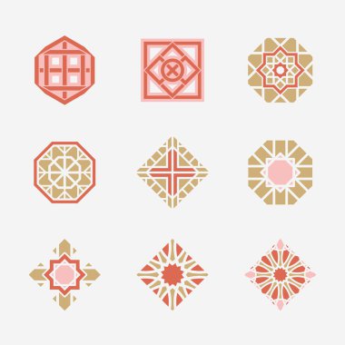 Vektör geometrik simgeler