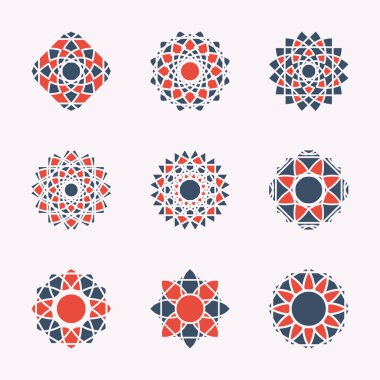 Vektör geometrik simgeler