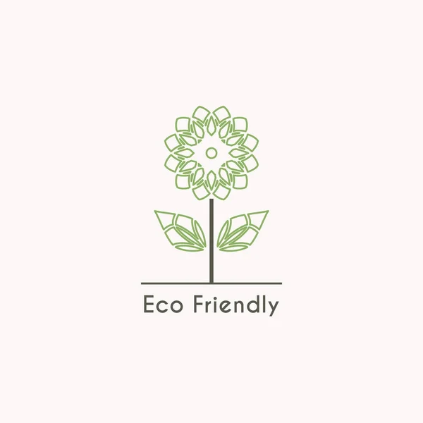 Οικολογική λογότυπο φορέα — Διανυσματικό Αρχείο