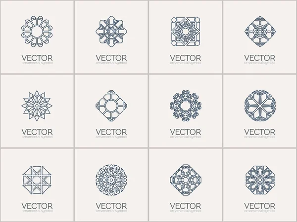 Vector geometriska symboler — Stock vektor