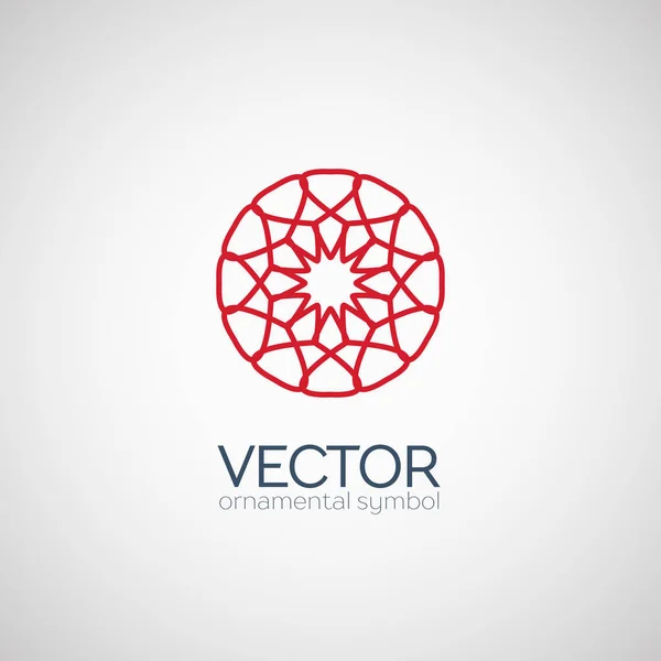 Vector geometric symbol — Stock Vector