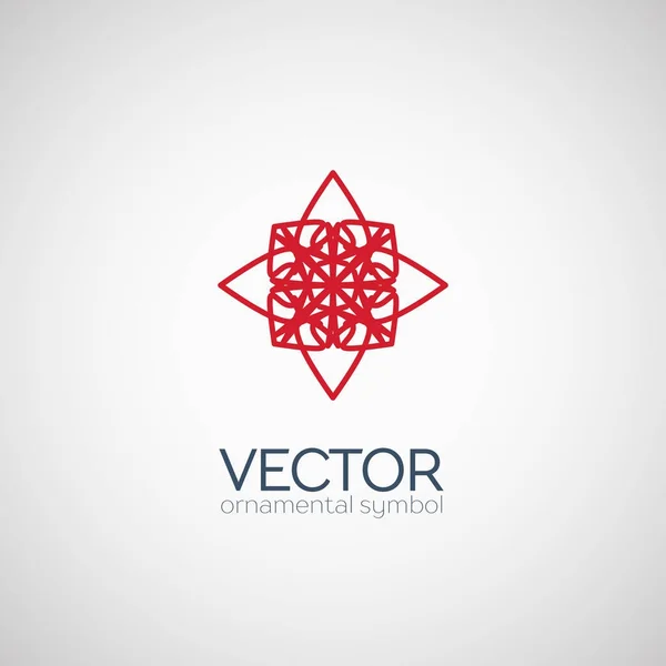 Vector geometrische symbool — Stockvector