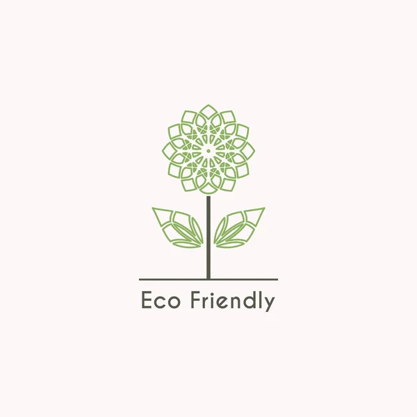 Οικολογική λογότυπο φορέα — Διανυσματικό Αρχείο