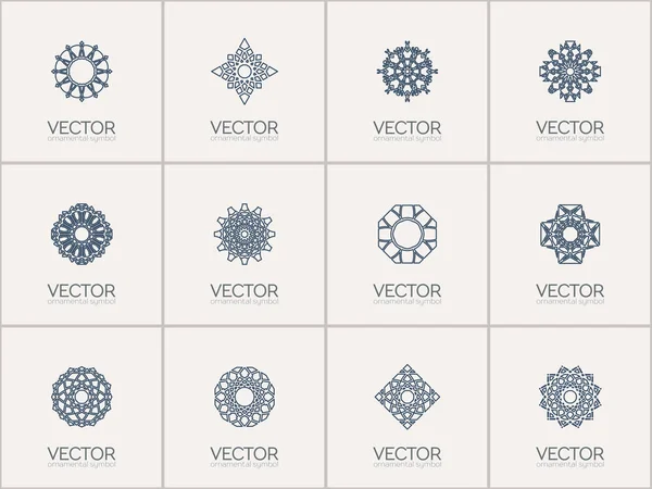 Vector geometric symbols — Stock Vector