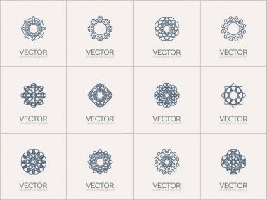 Vektör geometrik simgeler