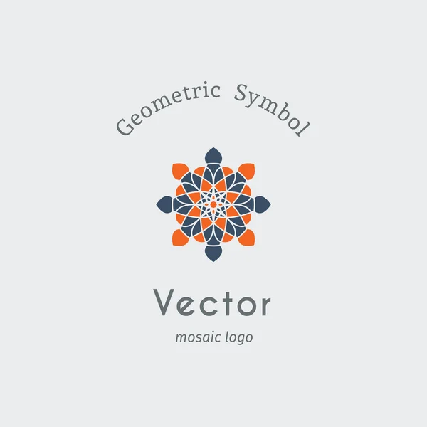 Vektorgeometrisk symbol – stockvektor