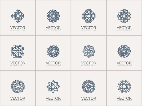 Vector geometric symbols — Stock Vector