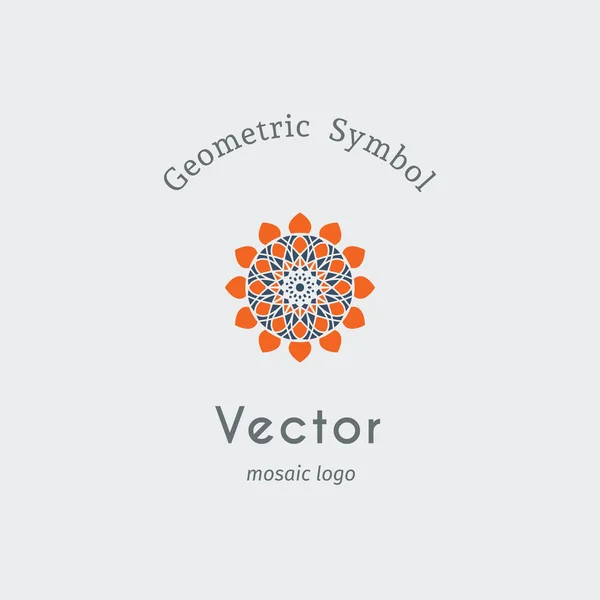 Vector geometrische symbool — Stockvector