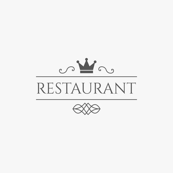 Logo du restaurant vectoriel — Image vectorielle