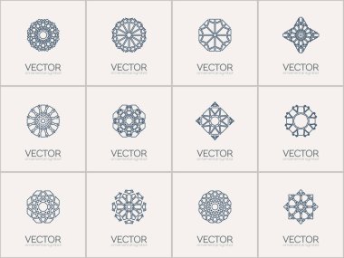 Vektör geometrik simgeler