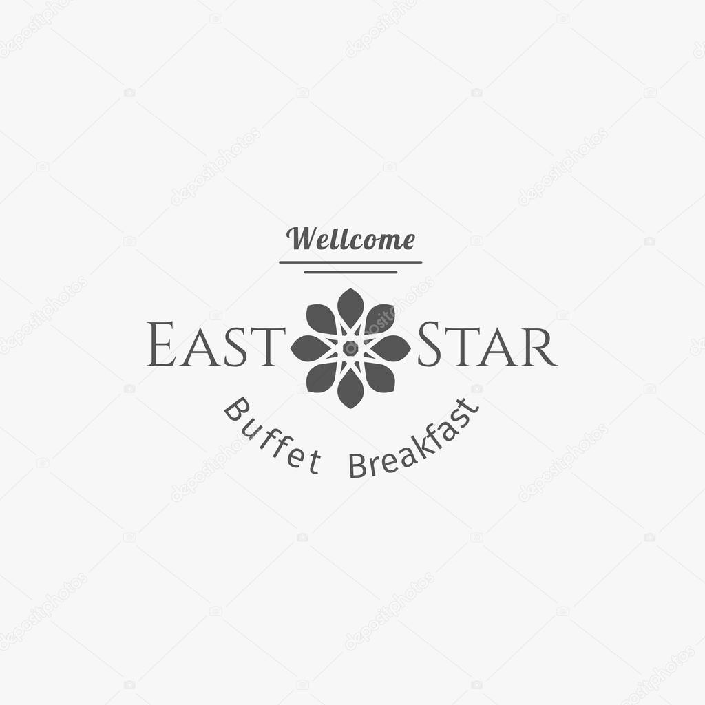 Vintage restaurant logo. Vector retro design for restaurants, cafes and buffets