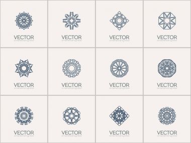 Vektör geometrik simgeler