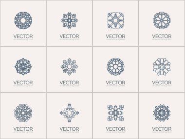 Vektör geometrik simgeler
