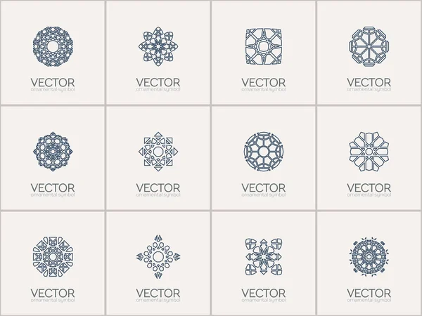 Vector geometriska symboler — Stock vektor