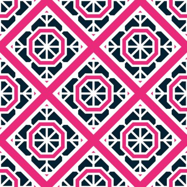 Vektör Asya Geometrik Deseni