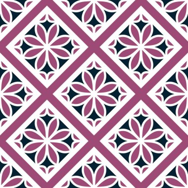 Vektör Asya Geometrik Deseni