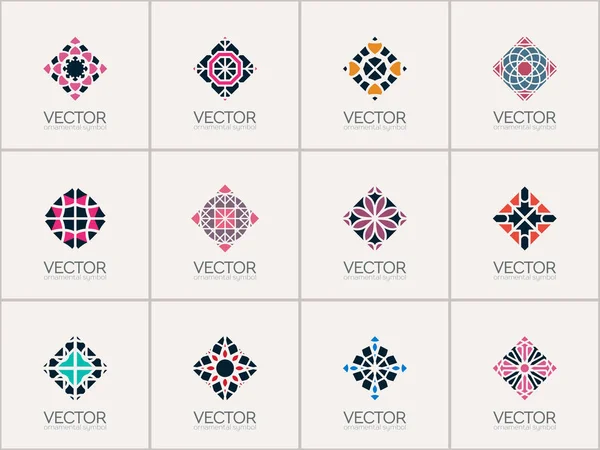 Vektorové Geometrické symboly — Stockový vektor