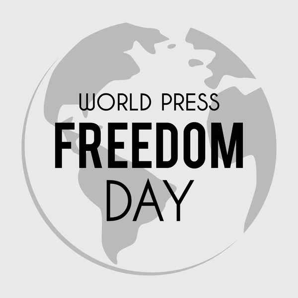 World Press Freedom Day Banner — Stock vektor