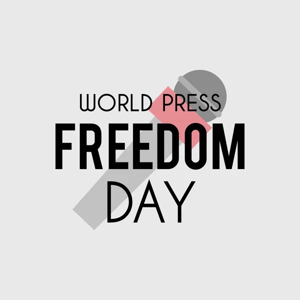 World Press Freedom Day Banner — Stock vektor