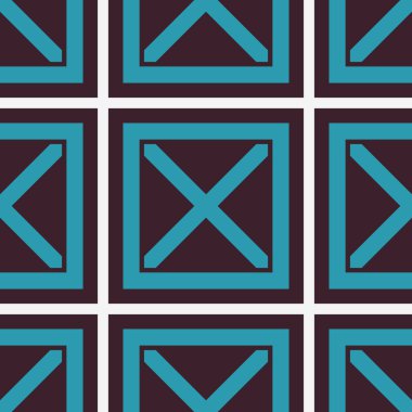 Vektör Asya Geometrik Deseni