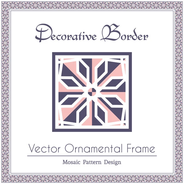 Vector Decoratief frame — Stockvector