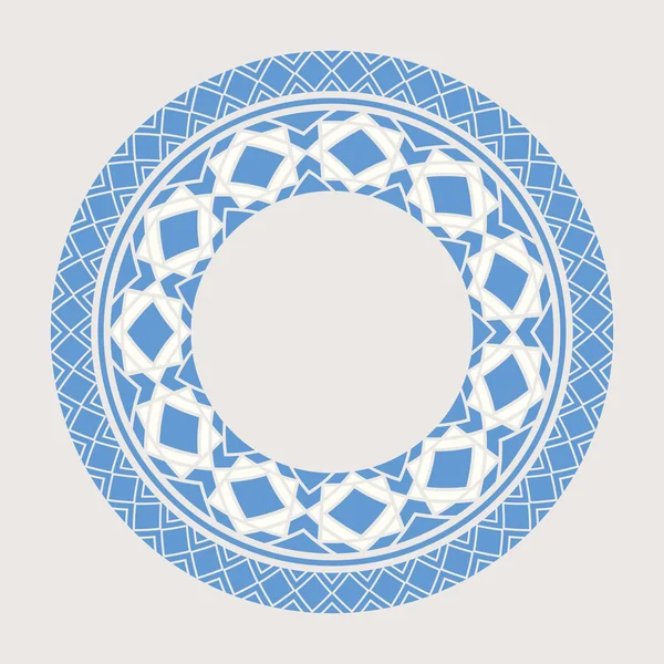 Vector Aziatische Mandala Frame — Stockvector